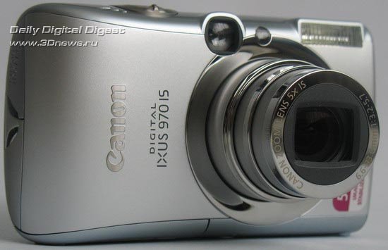 Canon IXUS 970 IS, общий вид