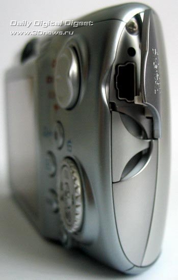 Canon IXUS 970 IS, разъемы