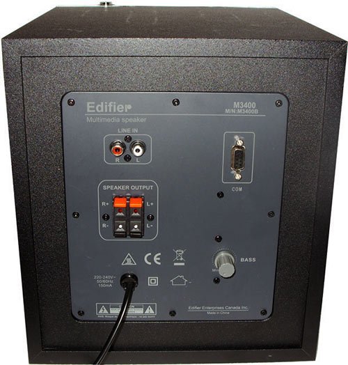 Edifier M3400 – акустическая система класса 2.1 классического стиля