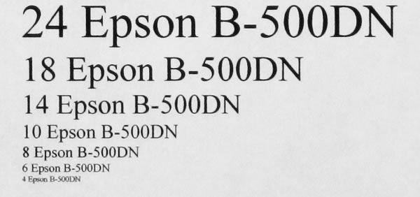 Epson B-500DN - скоростной струйный принтер для малого офиса