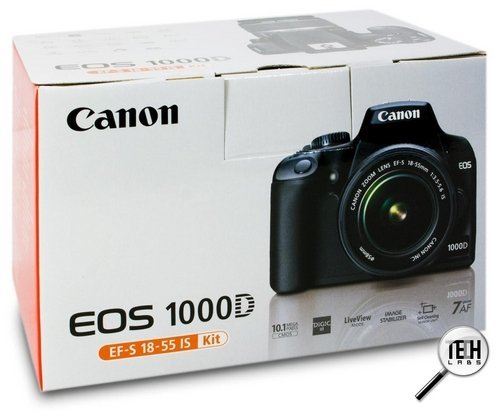Canon EOS 1000D: Упаковка