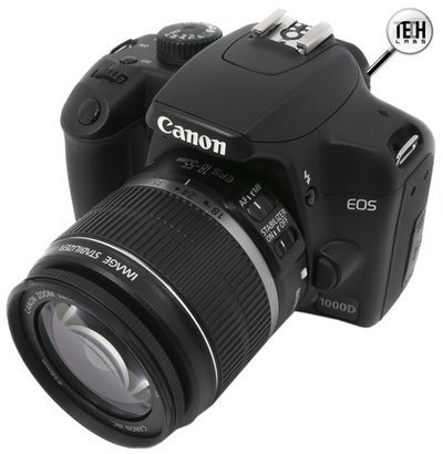 Canon EOS 1000D: Внешний вид