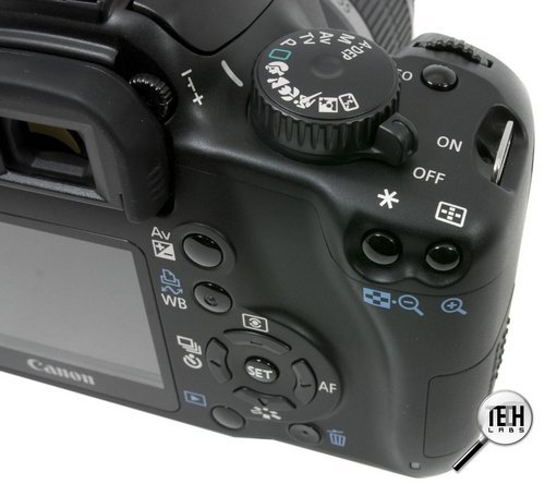 Canon EOS 1000D: кольцо