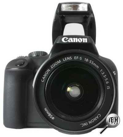 Canon EOS 1000D: Вид спереди