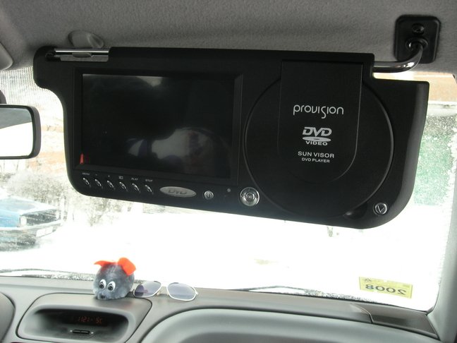 Provision Sun Visor. Автомобильный медиацентр? Легко!