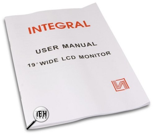 Монитор Integral P194w комплект поставки
