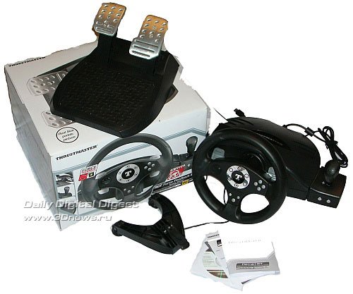 Рули Thrustmaster Rally GT Pro, Ferrari GT и Logitech Formula Force EX
