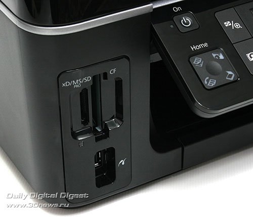 Epson Stylus Office TX600FW. Устройство чтения карт флэш-памяти