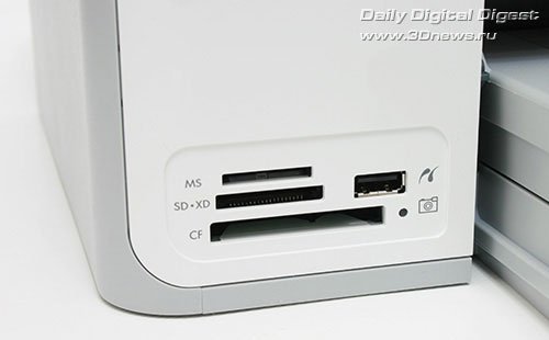 HP Photosmart D5463. Устройство чтения карт памяти