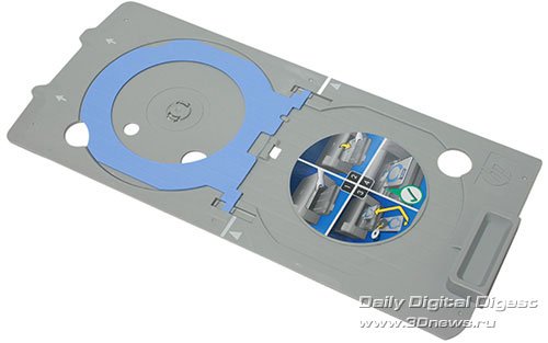 HP Photosmart D5463. Держатель дисков
