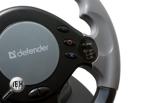 Игровой комплект для автосимуляторов Defender Extreme Turbo. Рулевой блок, левая спица
