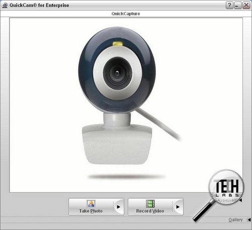 Logitech QuickCam 3000 for Business. Окно QuickCapture