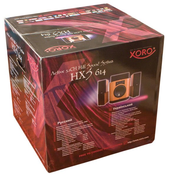 Xoro HXS 614 – акустическая система формата 5.1 класса Hi-Fi
