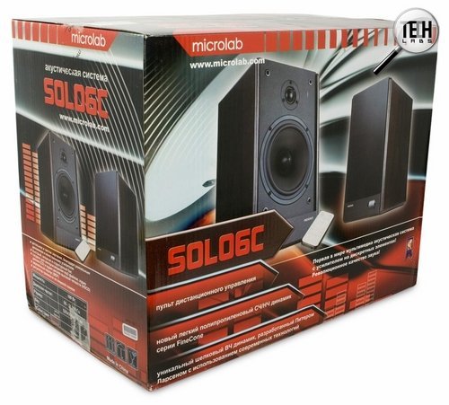 microlab SOLO-6C. Упаковка