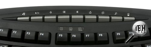 Эргономичная проводная клавиатура Logitech Comfort Wave 450. Дополнительные клавиши, кнопки для мультимедиа и Интернета