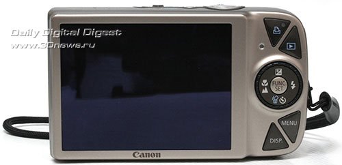 Canon IXUS 990IS. Вид сзади