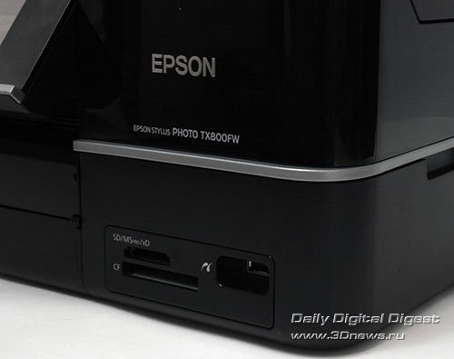EPSON Stylus Photo TX800FW. Устройство чтения карт памяти
