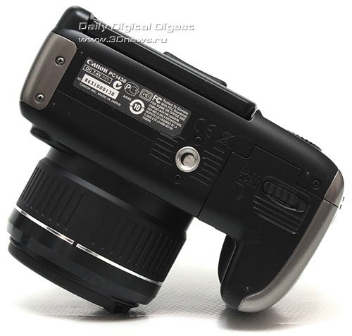 Canon PowerShot SX20 IS. Вид снизу