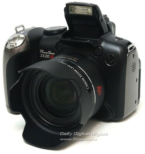 Canon PowerShot SX20 IS. Вид общий