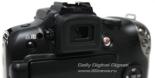 Canon PowerShot SX20 IS. Видоискатель