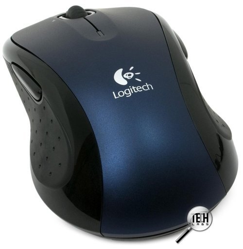 Беспроводная лазерная многокнопочная мышь Logitech LX 8. Задняя часть корпуса