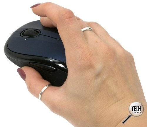 Беспроводная лазерная многокнопочная мышь Logitech LX 8. В работе