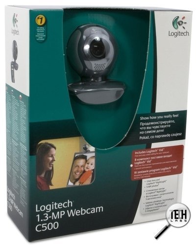 Logitech Webcam C500. Упаковка