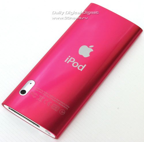 iPod nano 5G. Вид сзади