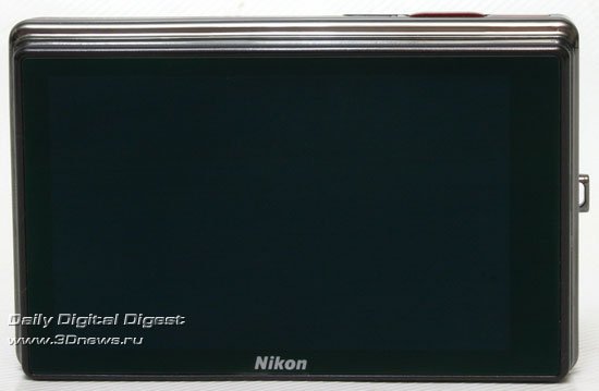 Nikon Coolpix S70. Вид сзади.
