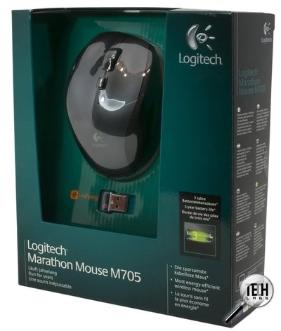 Logitech Marathon Mouse M705. Упаковка