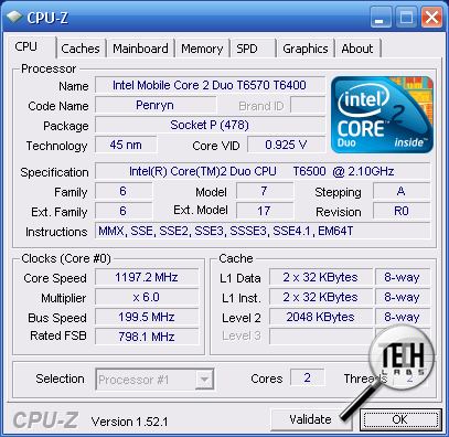 Gigabyte InNote Q1580P. CPU