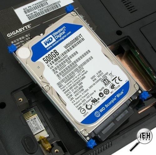 Gigabyte InNote Q1580P. Винчестер