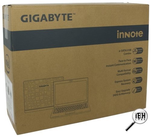 Gigabyte InNote Q1580P. Упаковка