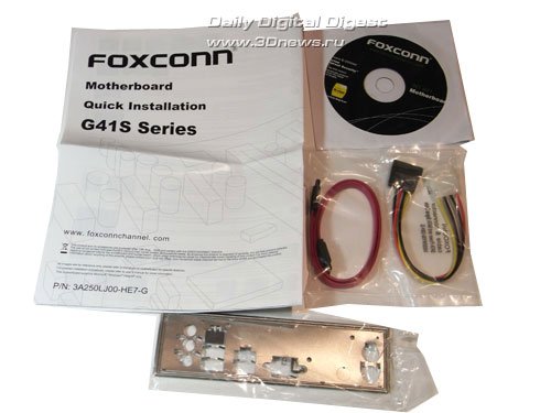 Foxconn G41S-K комплектация