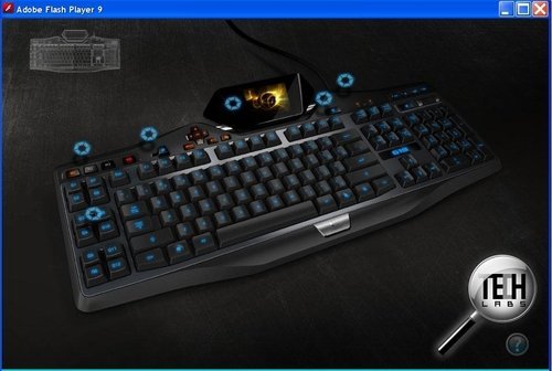 Игровая клавиатура с подсветкой, дополнительными кнопками и OLED-дисплеем Logitech G19. Мануал