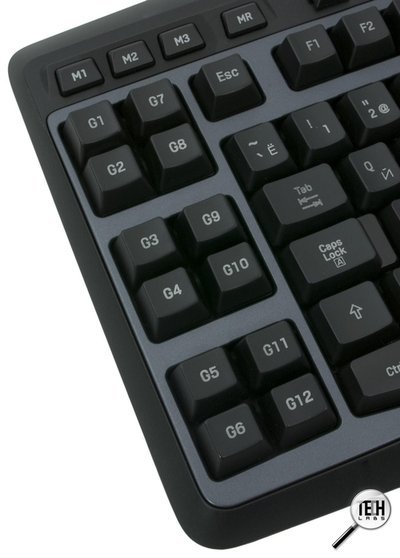 Игровая клавиатура с подсветкой, дополнительными кнопками и OLED-дисплеем Logitech G19. Дополнительные игровые клавиши