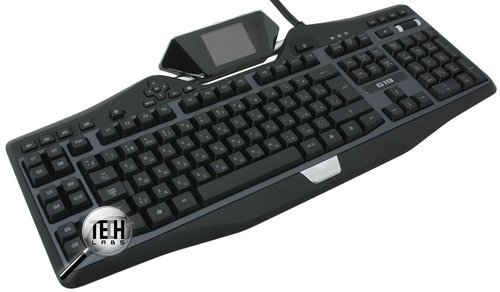 Игровая клавиатура с подсветкой, дополнительными кнопками и OLED-дисплеем Logitech G19. Клавиатура, общий вид