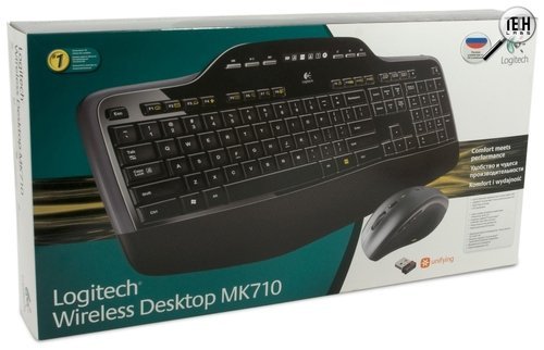 Logitech Wireless Desktop MK710. Упаковка