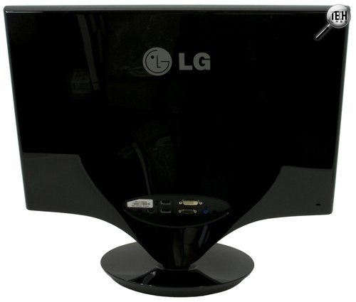 (Монитор LG W2286L вид сзади)