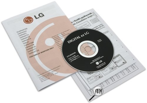 (Монитор LG W2286L комплект поставки)