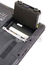 Ноутбук Asus_K50IJ батарейный отсек 
