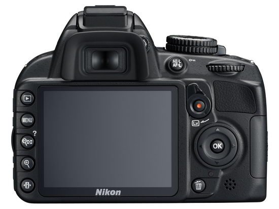 Nikon D3100 – вид сзади