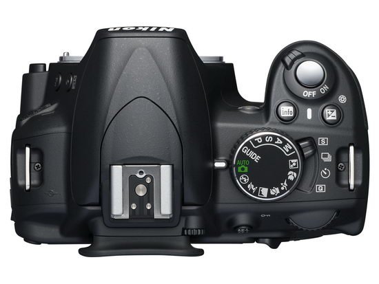 Nikon D3100 – вид сверху