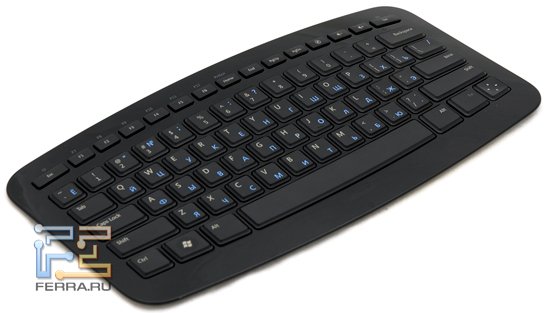 Общий вид Microsoft Arc Keyboard
