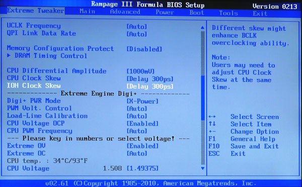 Asus Rampage III Formula – формула успешного разгона