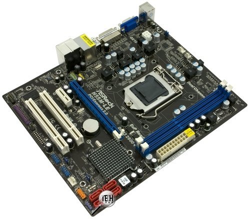 Материнская плата ASRock H55M-LE. Общий вид