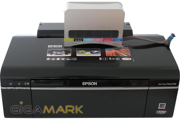 Epson Stylus Photo P50 c СНПЧ. Баш на баш