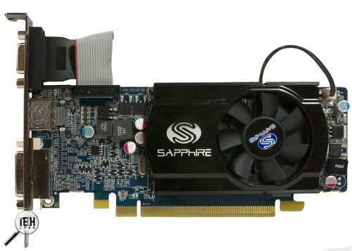 Видеокарта SapphireHD5570 1GBDDR3 DP. Фронтальный вид