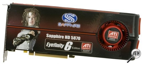 Видеокарта SAPPHIRE HD5870 Eyefinity 6 Edition. Общий вид