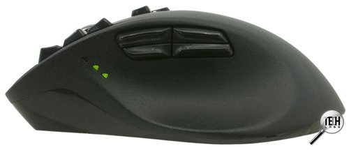 Лазерная геймерская мышь Logitech G700. Вид сверху